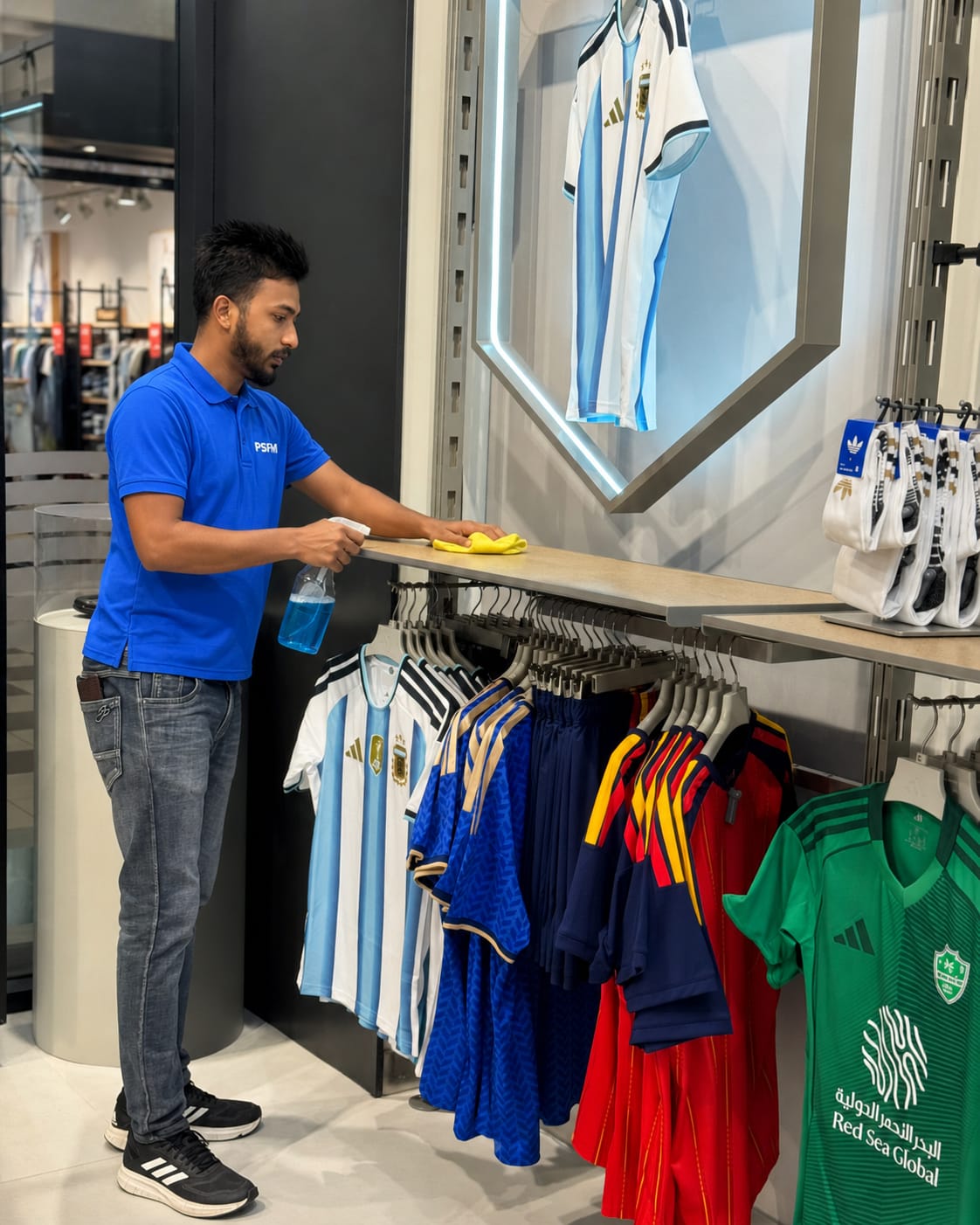 Adidas Cleaning Project - PSFM related project highlight