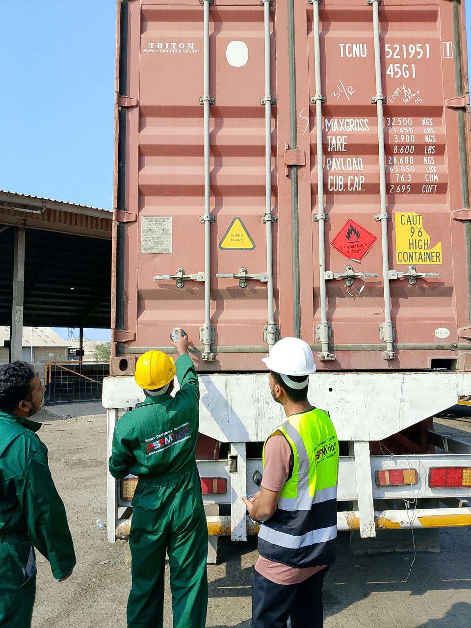 Jeddah Islamic Port — Container GPS Tracker Service - PSFM related project highlight