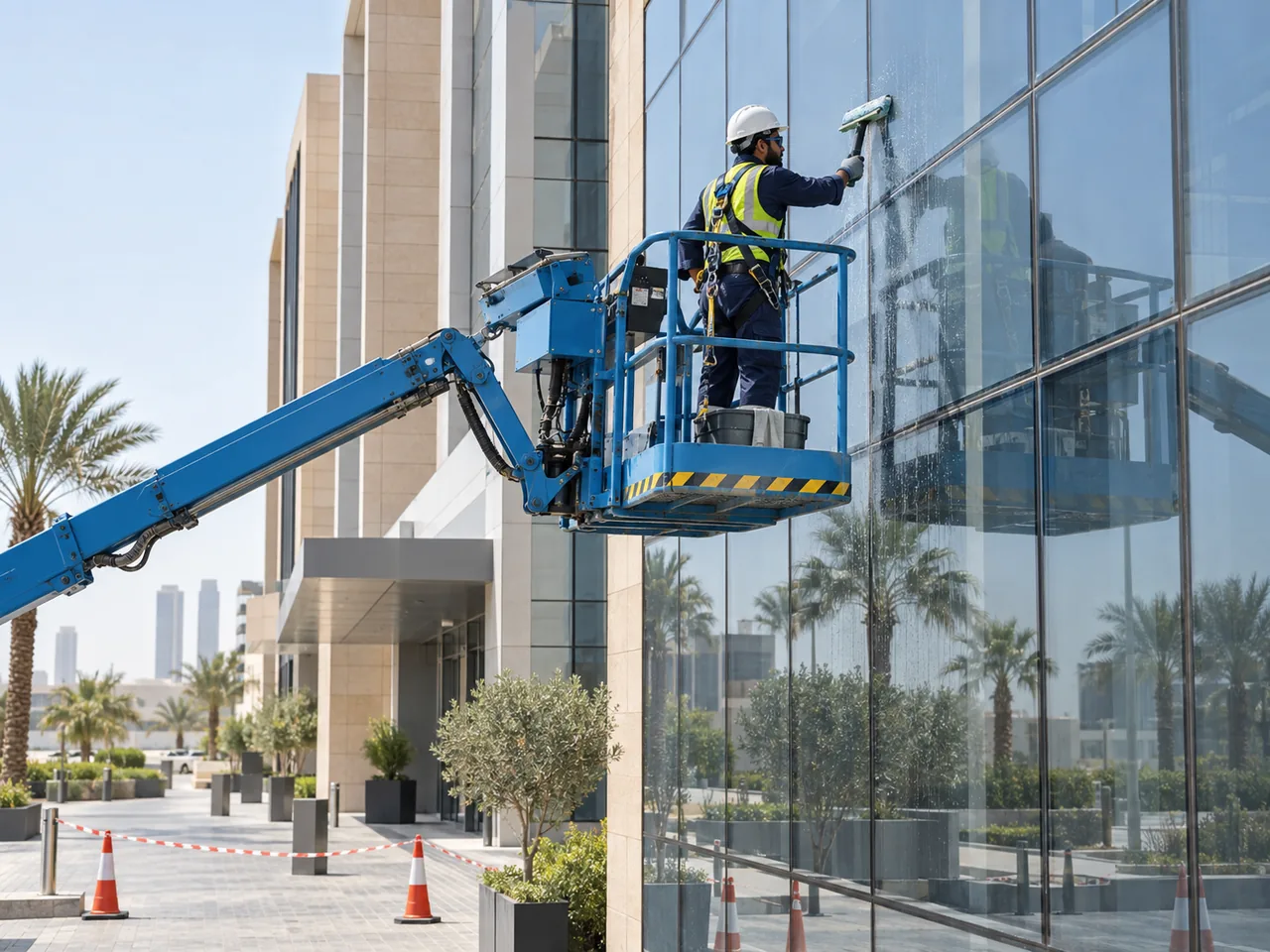 Façade, Glass & Window Cleaning - Premium Support Facility Management Ltd