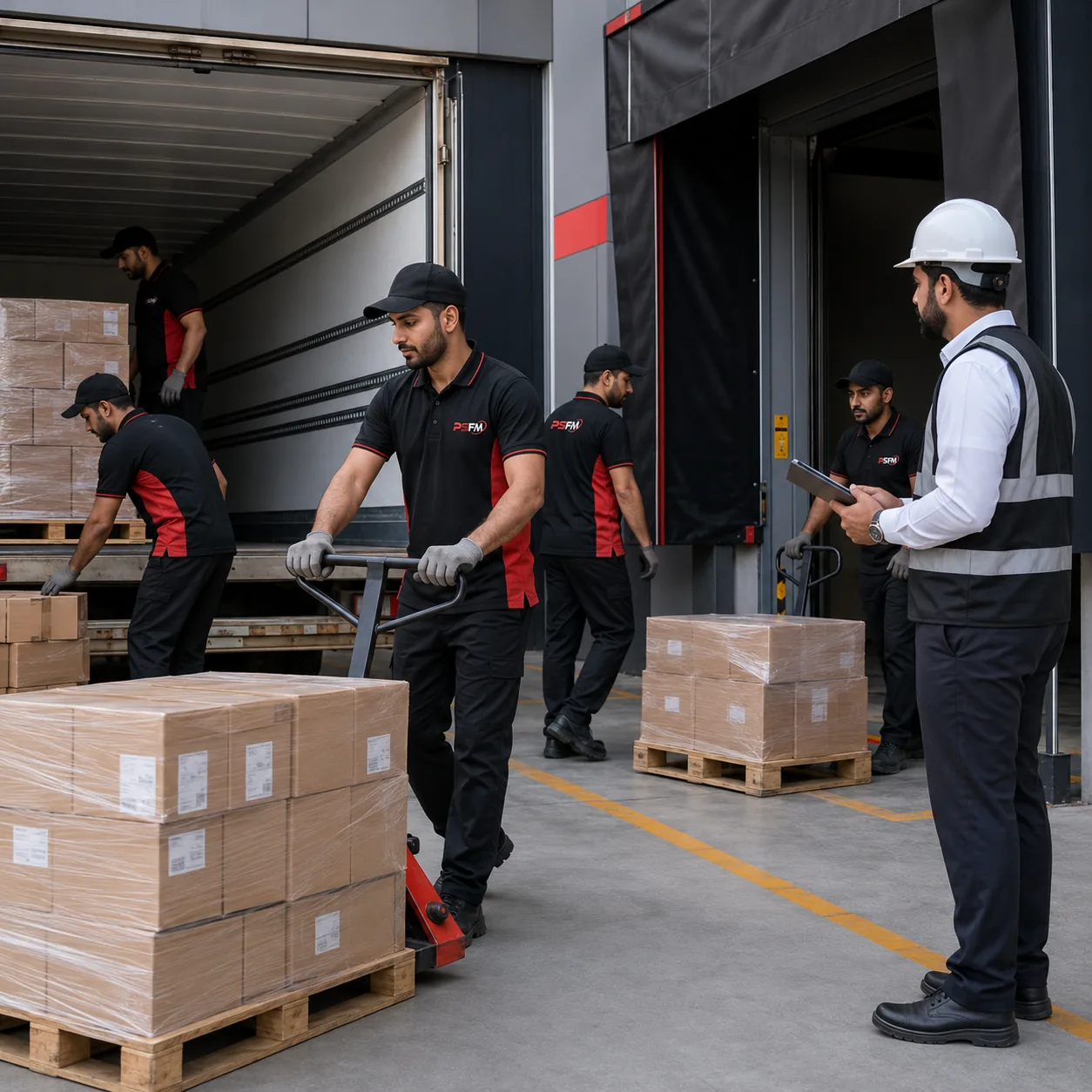 Loading & Unloading Labour - Premium Support Facility Management Ltd