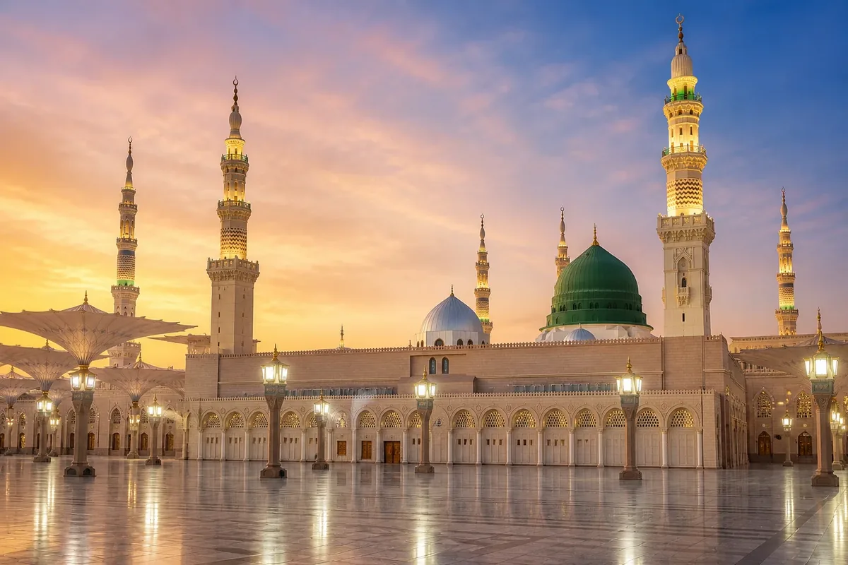 Service coverage visual for Madinah