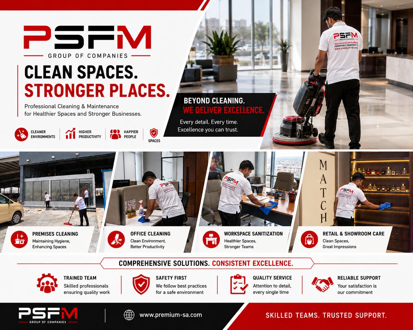 خدمات التنظيف في جدة من PSFM