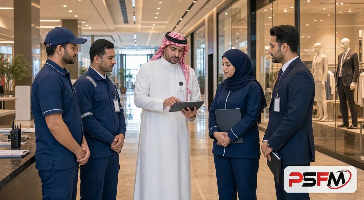 مشرف إدارة مرافق من PSFM ينسق عمليات مركز تجاري في ينبع