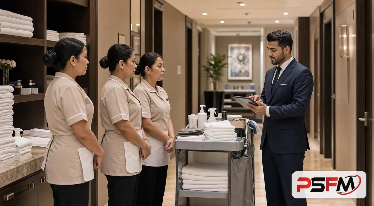 مشرف هاوس كيبنج من PSFM ينسق الخدمات الناعمة لفندق في الخبر