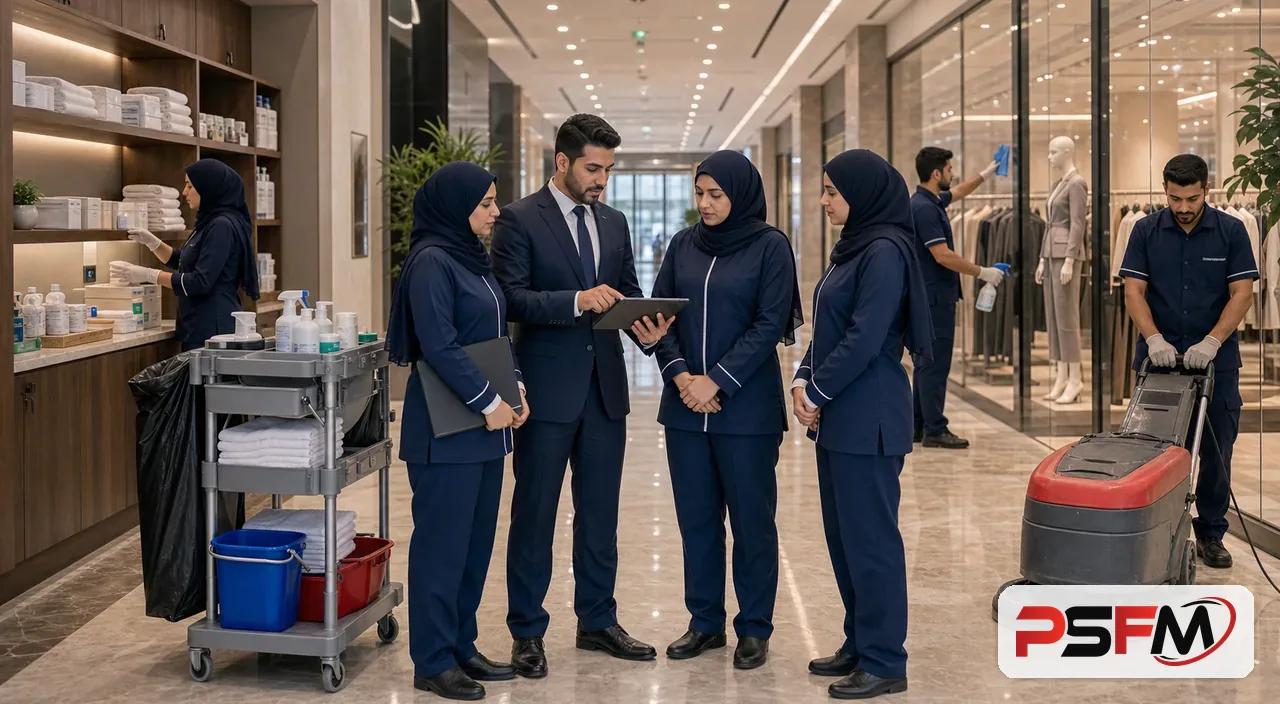 Housekeeping and Soft Services in Tabuk for Retail Malls and Showrooms