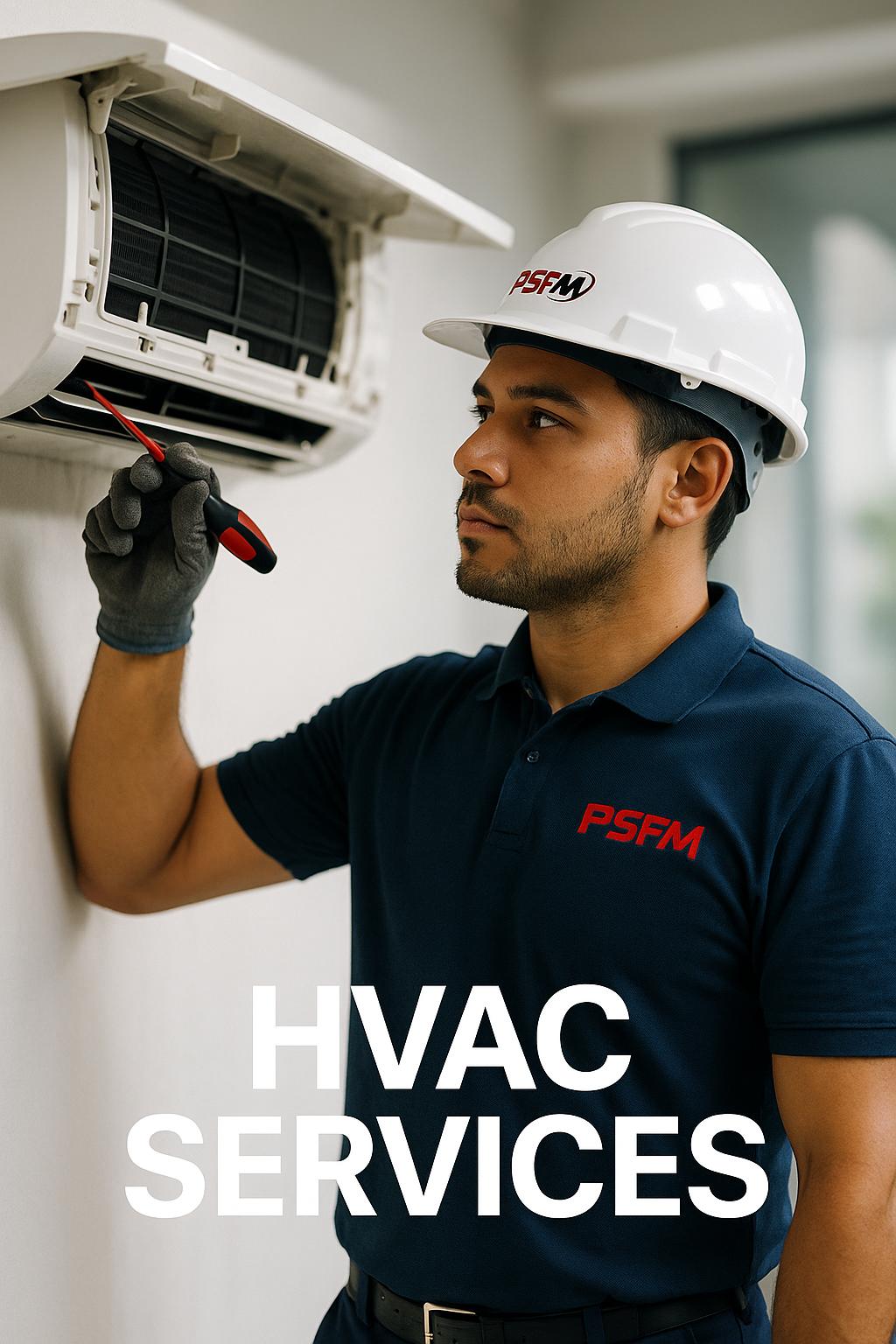 صيانة HVAC والتكييف في السعودية من PSFM