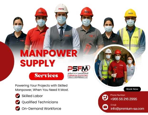 Manpower Supply in Saudi Arabia: Empowering Projects with Skilled Workforce ‏توفير العمالة الموثوقة في المملكة العربية السعودية: تمكين المشاريع بالقوى العاملة الماهرة