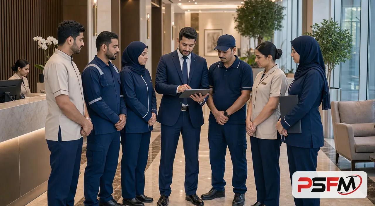 منسق توريد القوى العاملة من PSFM يوجه فريق دعم مكتبي في الطائف