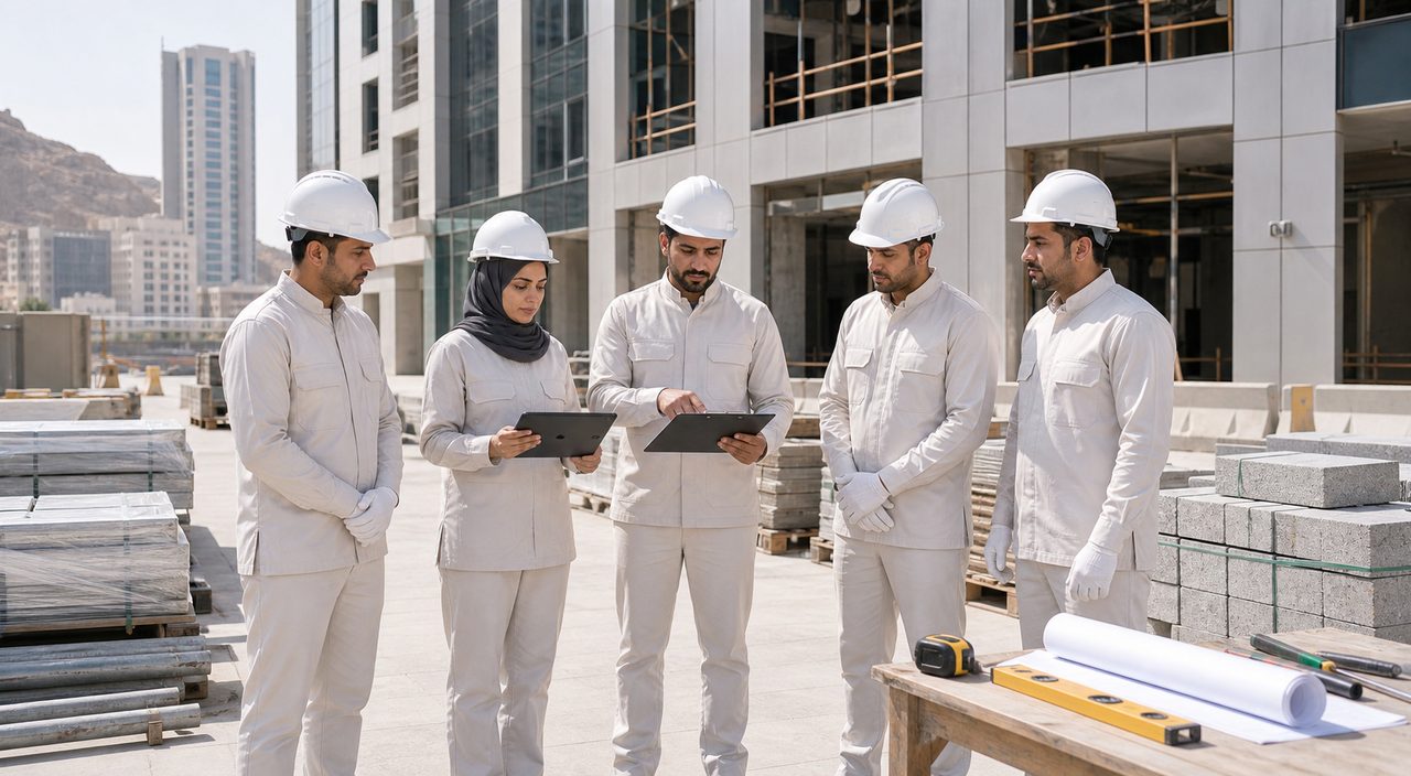 PSFM Makkah project operations manpower supply team coordinating site support