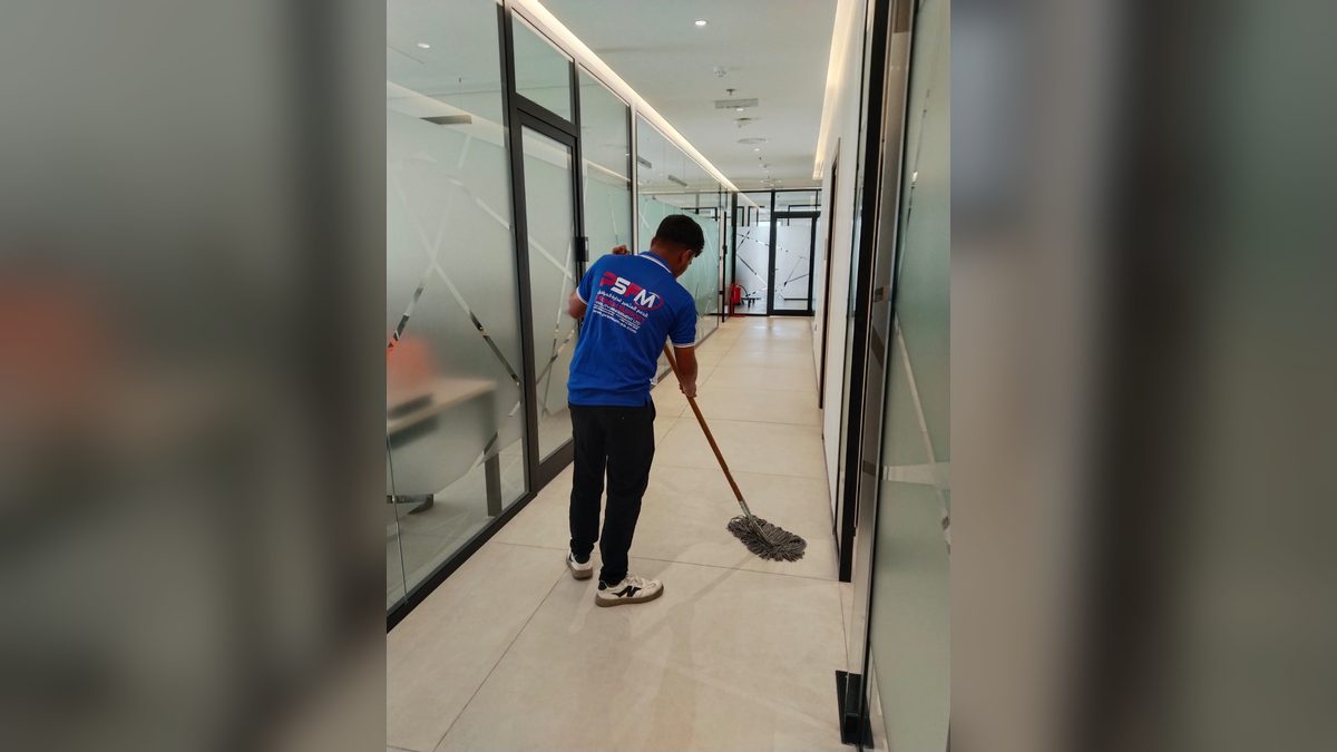 PSFM corridor mopping for daily cleaning and deep cleaning support